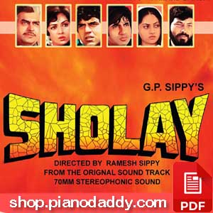 title music of sholay