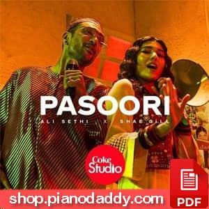 Pasoori Coke Studio Chords Shop Piano Daddy